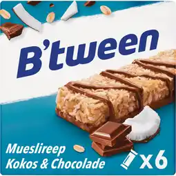 Dirk Hero B'tween kokos repen 6 stuks aanbieding