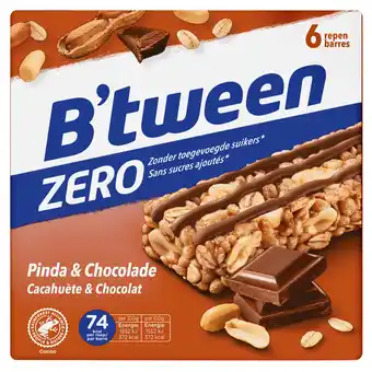 Dirk Hero Btween zero pinda & chocolade 6 st aanbieding
