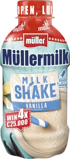 Dirk Müllermilk Shake vanille aanbieding