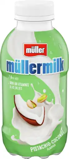 Dirk Müller Müllermilk pistache kokosnoot aanbieding