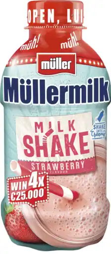 Dirk Müllermilk Milkshake aardbei aanbieding