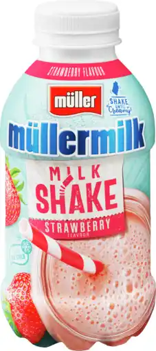 Dirk Müllermilk Milkshake aardbei aanbieding