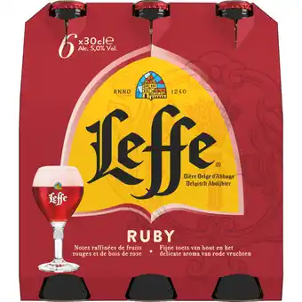 Dirk Leffe Ruby belgisch abdijbier 6x300 ml aanbieding