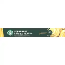 Dirk Starbucks Koffiecups creamy vanille aanbieding