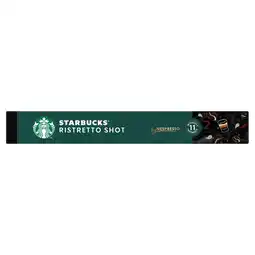 Dirk Starbucks Koffiecups ristretto sterkte 11 aanbieding