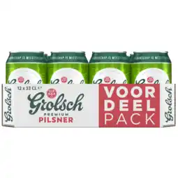 Dirk Grolsch Premium pilsner 12x33 cl aanbieding