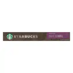 Dirk Starbucks Koffiecups cafe verona dark roast aanbieding