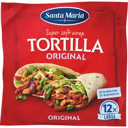 Dirk Santa Maria Tortilla original xl-pack 12 st aanbieding