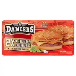 Dirk Danlers Premium cheeseburger 2 stuks aanbieding