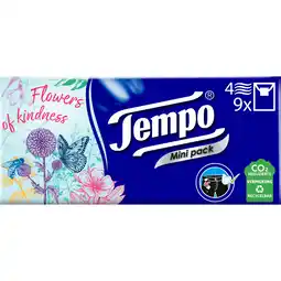 Dirk Tempo Zakdoekjes mini 4 laags aanbieding