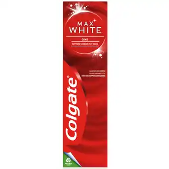 Dirk Colgate Tandpasta max white one aanbieding