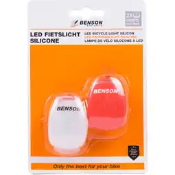 Dirk Fietslampje siliconen led 2-delig aanbieding