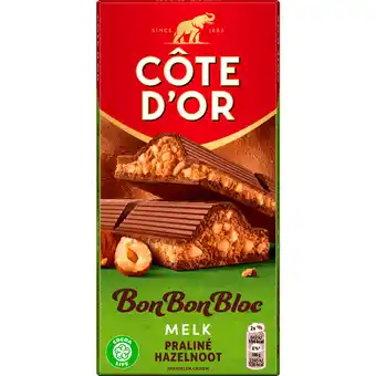 Dirk Côte d'Or Bonbonbloc praline melk noten aanbieding