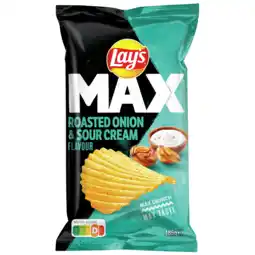 Dirk Lay's Chips max roasted onion & sour cream aanbieding