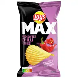 Dirk Lay's Ribbelchips max red sweet chilli aanbieding