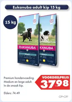 Huisdier Voordeelshop Eukanuba adult kip aanbieding