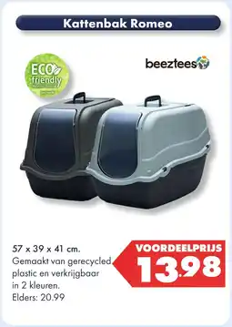 Huisdier Voordeelshop Kattenbak Romeo aanbieding