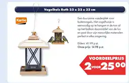 Huisdier Voordeelshop Vogelhuis Ruth aanbieding