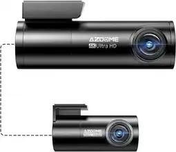 ANWB Azdome M300S 4K 2CH Dual Wifi GPS dashcam Zwart aanbieding