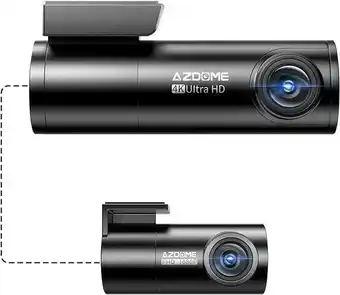 ANWB Azdome M300S 4K 2CH Dual Wifi GPS dashcam Zwart aanbieding