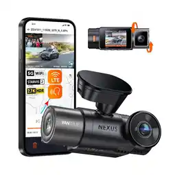 ANWB Vantrue N2X 2K Wifi GPS dashcam Zwart aanbieding