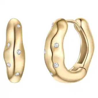 Douglas Glanzstücke München Oorbellen van Sterling zilver in Goudkleurig aanbieding