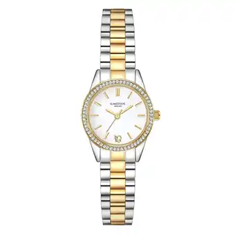 Douglas Glanzstücke München Armbandhorloge van roestvrij staal in zilver/goud aanbieding