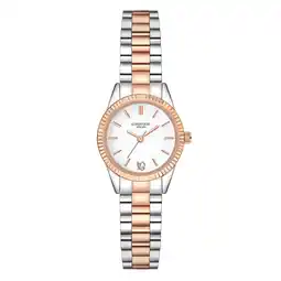 Douglas Glanzstücke München Armbandhorloge van roestvrij staal in zilver/roségoud aanbieding