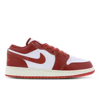 Foot Locker Jordan 1 Low Kindersneakers - Wit - Maat 40 - Leer aanbieding
