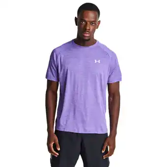 Foot Locker Under Armour Tech T-shirts Heren - Paars - Maat L - Poly Woven aanbieding