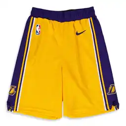 Foot Locker Nike NBA Korte Broeken Peuter - Geel - Maat 116 - 122 CM - Poly Mesh aanbieding