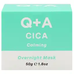 Holland & Barrett Q+A Cica Overnight Mask - 50g aanbieding