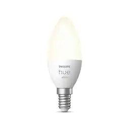 Praxis Philips Hue ledlamp kaars warm wit E14 5,5W aanbieding