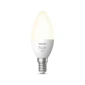 Praxis Philips Hue ledlamp kaars warm wit E14 5,5W aanbieding