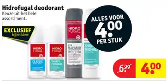 Kruidvat Hidrofugal deodorant aanbieding