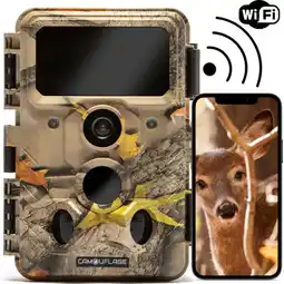 Pets Place Camouflage Ez60 - Wildlife camera - 13.3x10.5x7.8 cm Zand Camouflage aanbieding