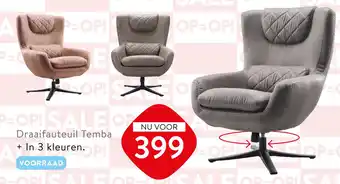 Profijt Meubel Draaifauteuil Temba aanbieding