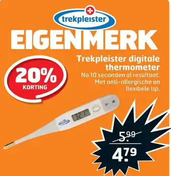 Trekpleister Trekpleister digitale thermometer aanbieding