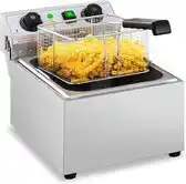 Bol.com Royal Catering Elektro-Friteuse - 10 Liter - Timer - 230 V aanbieding