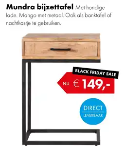 Woonsquare Mundra bijzettafel aanbieding