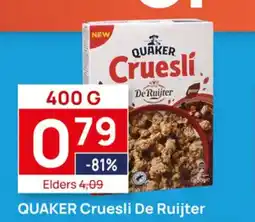 Butlon Quaker Cruesli De Ruijter aanbieding