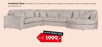 Woonsquare Hoekbank Ibiza aanbieding