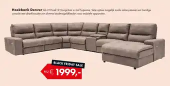 Woonsquare Hoekbank Denver aanbieding