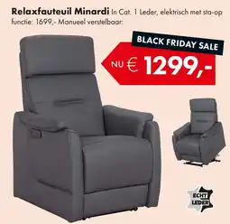 Woonsquare Relaxfauteuil Minardi aanbieding
