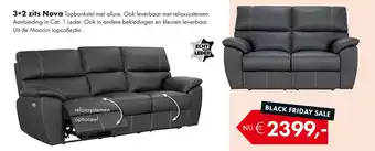 Woonsquare 3+2 zits Nova aanbieding