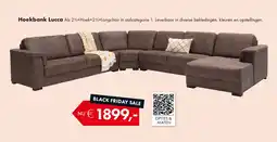 Woonsquare Hoekbank Lucca aanbieding