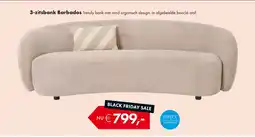 Woonsquare 3 zitsbank Barbados aanbieding