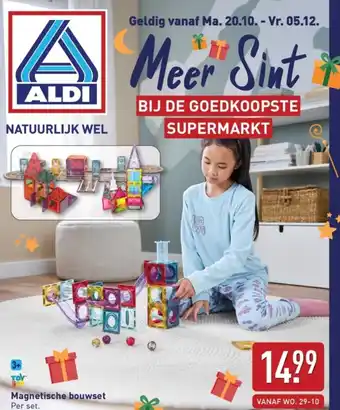 ALDI Magnetische bouwset aanbieding