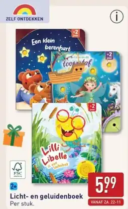 ALDI Licht en geluidenboek aanbieding