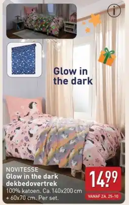 ALDI Novitesse Glow in the dark dekbedovertrek aanbieding